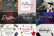 18 Font Bundles Vol 03, a Script Font by FHFont (Thumbnail 3 of 3)