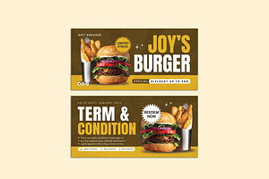 Joy's Burger Voucher