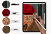 Realistic Gouache Procreate Brushes, a Brush Add-On by owlasya (Thumbnail 4 of 8)
