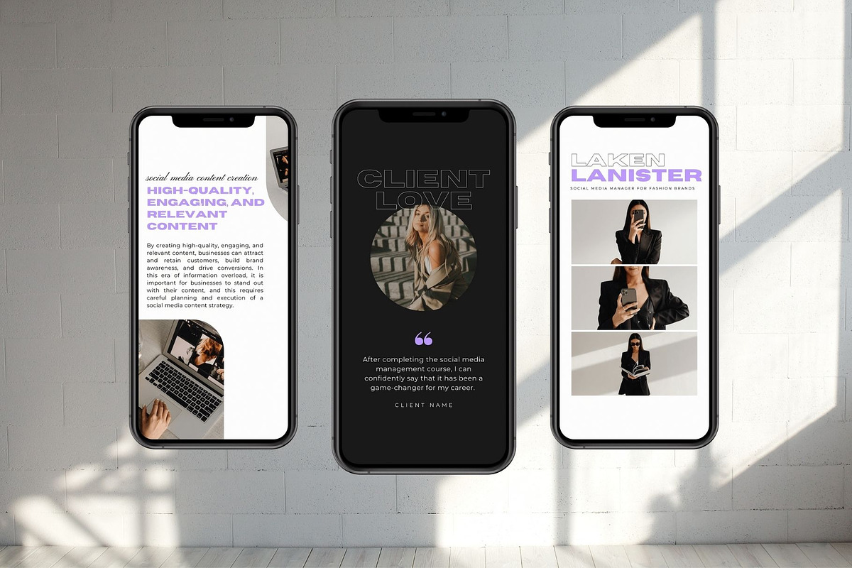 Instagram Templates for Brands Canva, a Social Media Template by Blush Created (Photo 3 of 11)