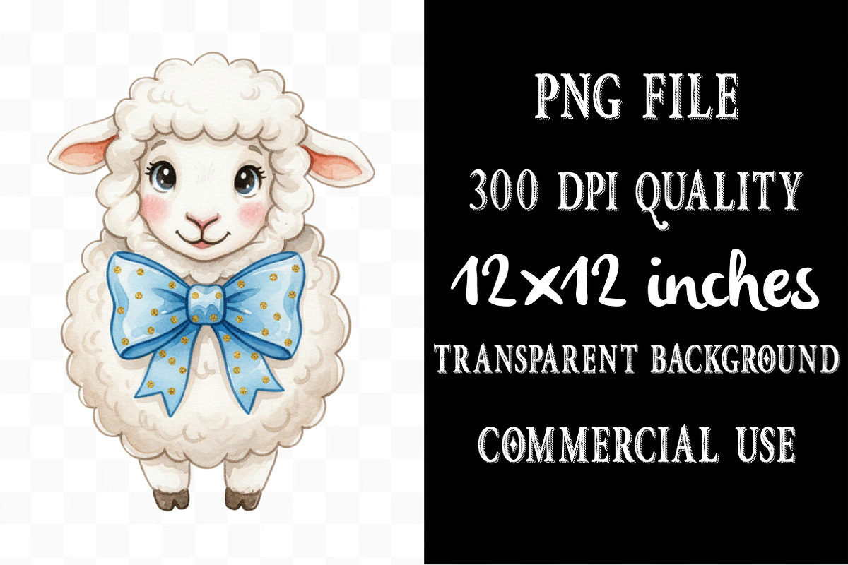Watercolor Cute Farm Clipart, an Illustration by Designking (Photo 4 of 5)