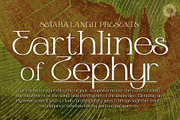 Earthlines - Organic Serif & Sans, a Serif Font by Setara Langit CreativeStd (Thumbnail 1 of 13)