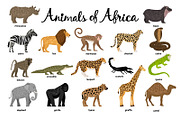 Big Set of Animals, an Object Graphic by ianakauri (Thumbnail 6 of 12)