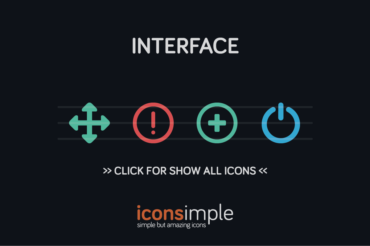 iconsimple: interface, an Icon by Pixan Graphics