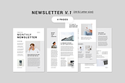 Newsletter Bundle | MS Word & Indd, a Magazine Template by Leaflove (Thumbnail 2 of 10)