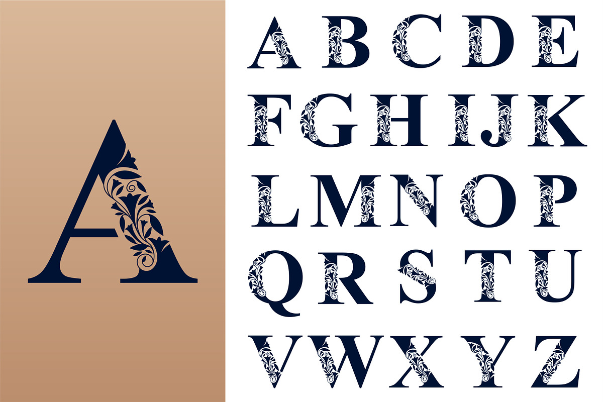 alphabets A to Z  design vector, a Branding & Logo Template by BARONSTD (Photo 3 of 4)