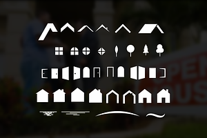 House Shape For Real Estate Logo