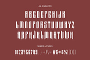 Xarztic Blackletter Display Typeface, a Blackletter Font by Maulana Creative (Thumbnail 4 of 7)