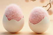 Eggventures: Minimal AI Easter Eggs, a Decorative Illustration by Preza Buro (Thumbnail 5 of 6)