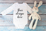 14 Bodysuit Mockup Bundle., a Print Template by MockupMarket (Thumbnail 11 of 15)