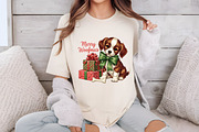 Vintage Christmas PNG, Dog, an Illustration by Libby Wishes (Thumbnail 3 of 6)