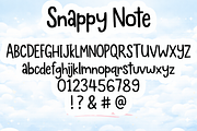 Snappy Note Playful Handwriting Font, a Handwritten Font by cocodesign (Thumbnail 3 of 7)