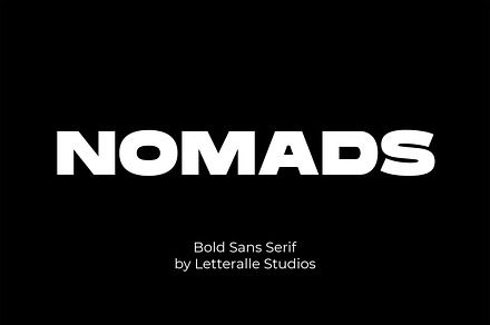 Nomads Sans Serif Font