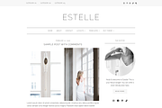 Feminine WordPress Theme | Estelle, a WordPress Template by Hello Chic Designs (Thumbnail 1 of 2)