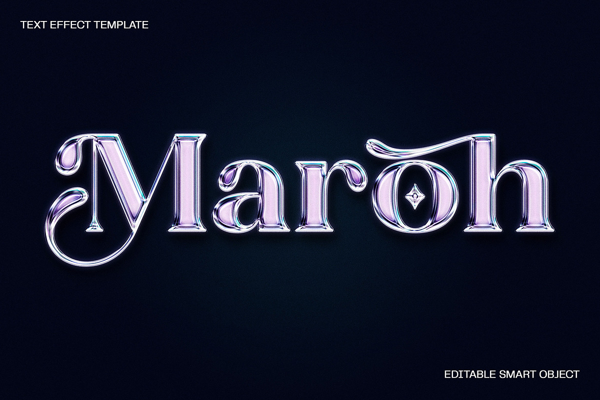 Chrome Text Effect, a Layer Style Add-On by dokudokunomi (Photo 1 of 4)