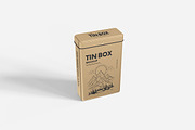 Tin Box Mockup, a Product Mockup by MrLetters (Thumbnail 2 of 5)