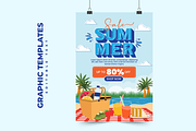 Summer Set Graphic Design V22, a Flyer Template by twinstd (Thumbnail 2 of 6)