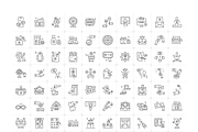 Animated Lottery Icons, an Outline Icon by Prosymbols (Thumbnail 5 of 7)