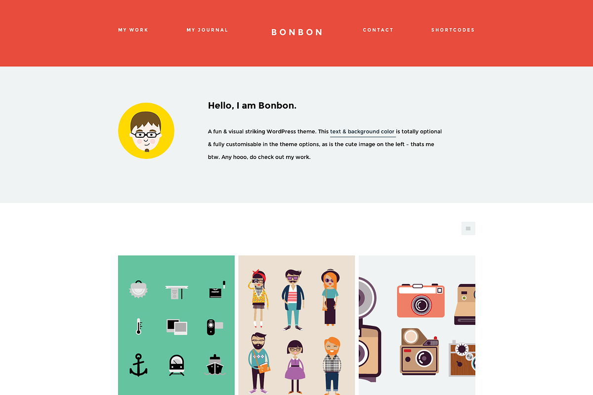 Bonbon WordPress Theme, a WordPress Template by ThemeJug (Photo 1 of 3)