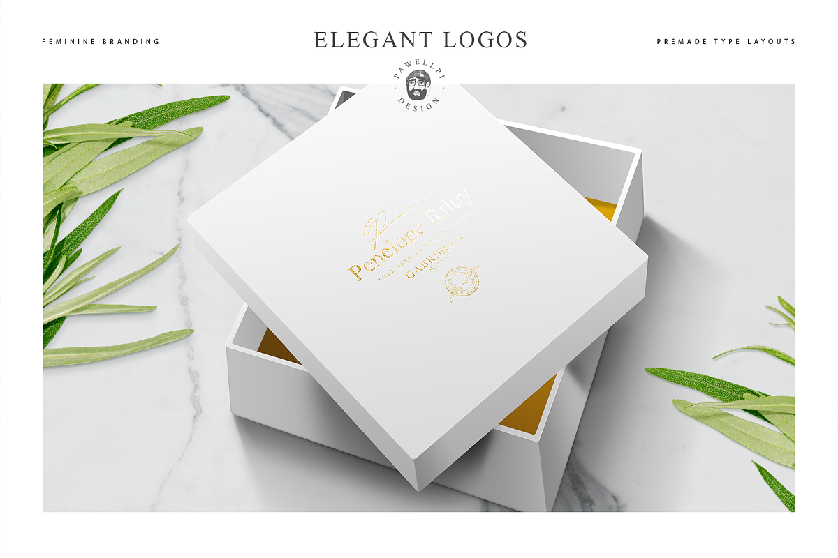 50 Elegant Premade Logo Templates, a Branding & Logo Template by pawellpi (Photo 5 of 26)