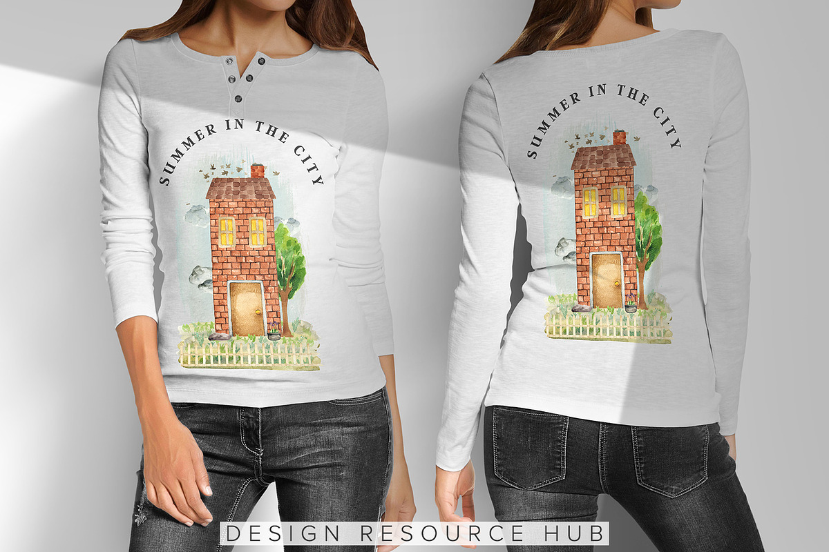 Watercolor Art Pack: Build A House, an Illustration by Design Resource Hub (Photo 9 of 10)