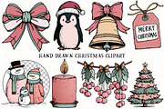 Hand Drawn Christmas Clipart, an Illustration by OK Design (Thumbnail 4 of 6)