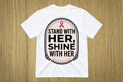Breast cancer warrior t-shirt design, an Object Graphic by jahid234 (Thumbnail 1 of 3)