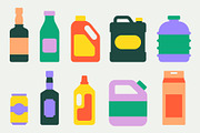 Minimal Flat Bottle Illustrations, an Object Illustration by Léo Alexandre (Thumbnail 3 of 6)