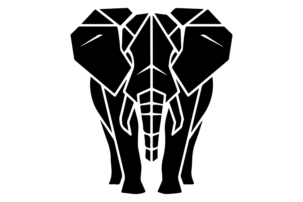 Elephant Vector Elements Bundle, an Animal Illustration by balal (Photo 7 of 10)