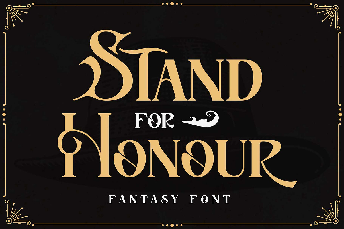 Stand For Honour, a Serif Font by Novitype (Photo 1 of 10)