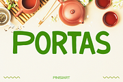 Portas, a Font by Pinisi ART (Thumbnail 1 of 10)