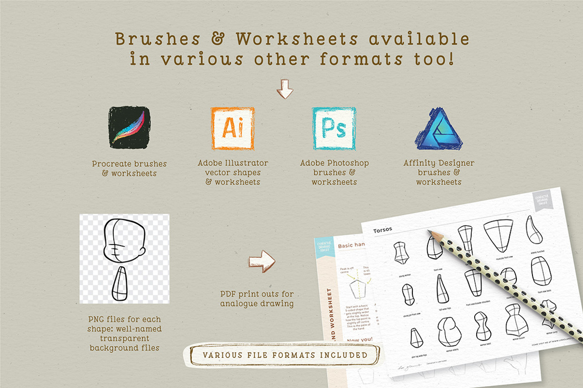 Procreate People Drawing Toolkit, a Brush Add-On by Lisa Glanz (Photo 10 of 14)