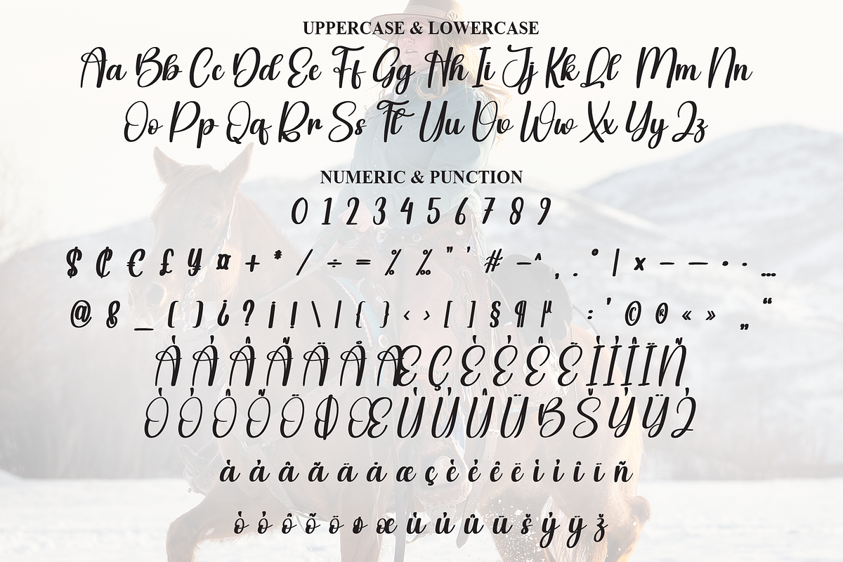 Cowgril | Script Font, a Handwritten Font by Scratchones (Photo 7 of 9)
