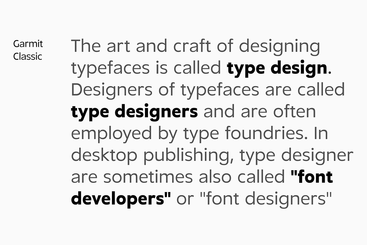 Garmit Classic Family Font, a Sans Serif Font by Fitrah Type (Photo 4 of 12)