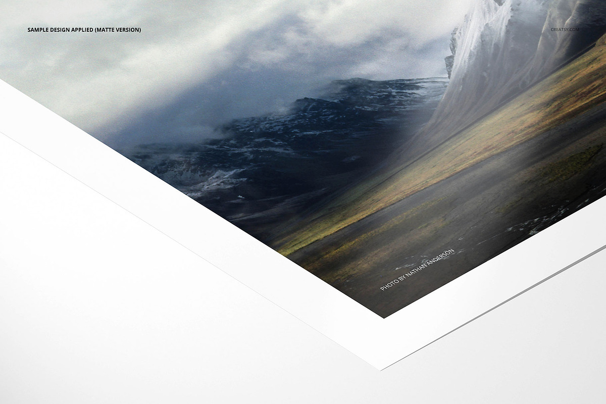 Glossy & Matte Photo Print Mockup, a Product Mockup by creatsy5 (Photo 6 of 12)