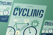 Cycling Tournament Flyer Set, a Flyer Template by Annora Studio (Thumbnail 6 of 6)
