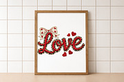 Valentine Love Patch PNG, an Illustration by DreamArtGraphic (Thumbnail 3 of 4)