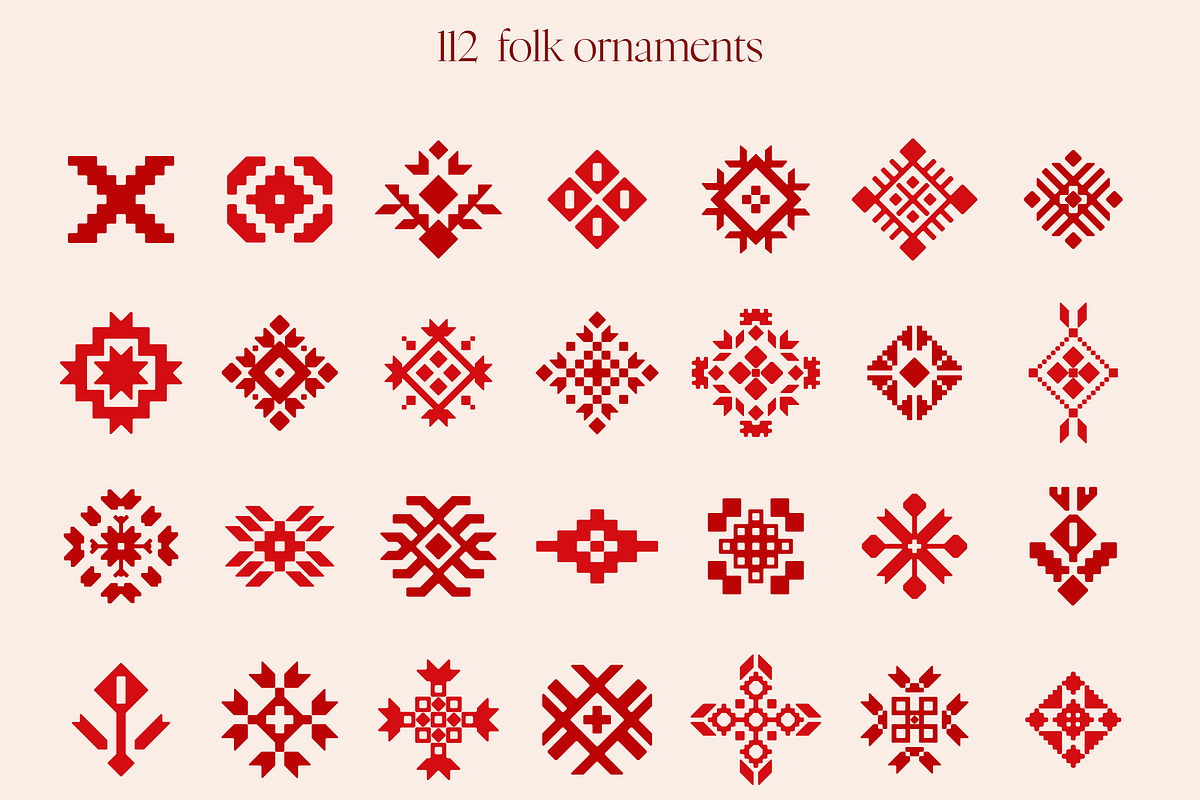 Modern Folk | vector clipart, a Decorative Illustration by dariikos (Photo 30 of 36)