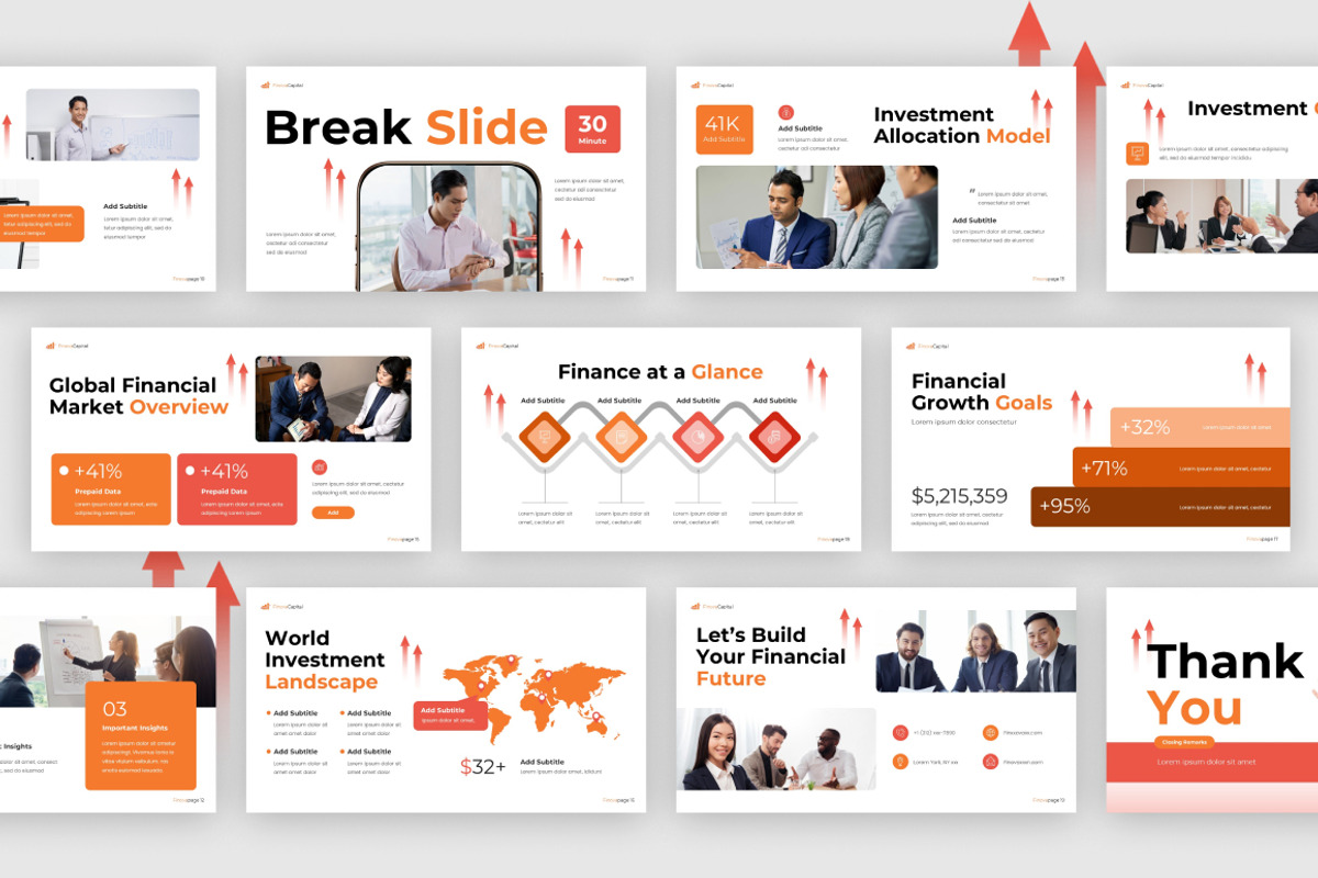 Finance and Investment Google Slides, a Presentation Template by Loin Studio (Photo 4 of 4)