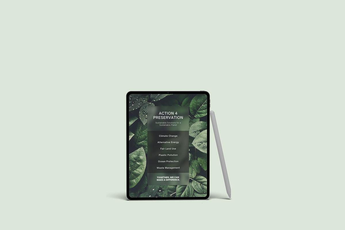 iPad Pro Mockup, an iPad Mockup by ulfatunnazira (Photo 2 of 6)