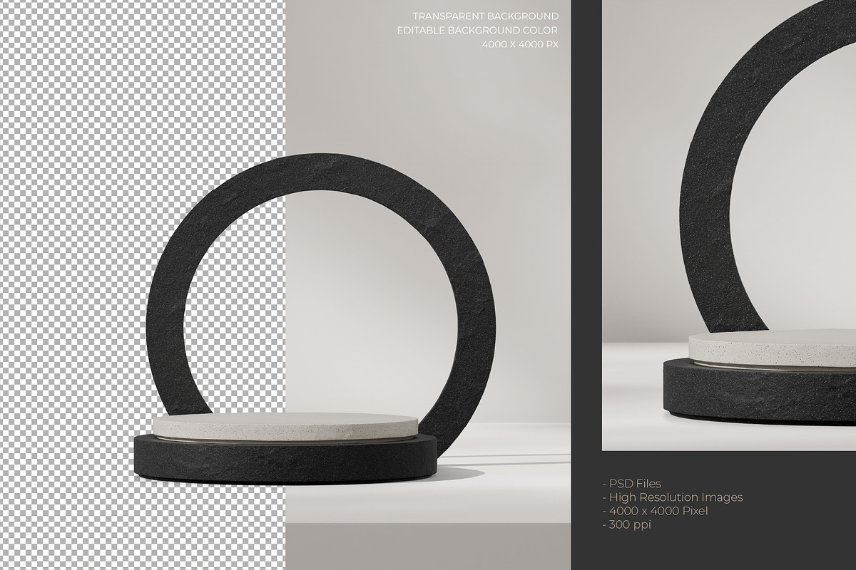 5 Podium with Transparent Background, a Background Graphic by faustudio (Photo 7 of 7)