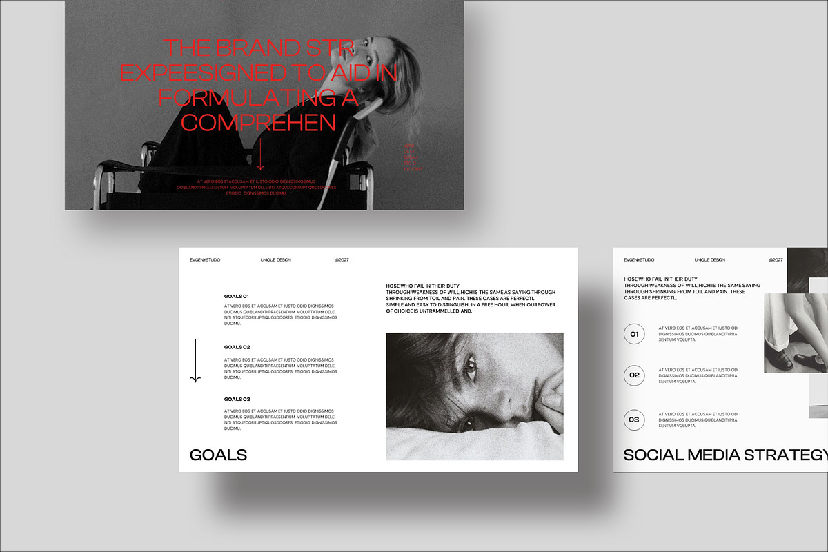 Brand Strategy Presentation Template, a Presentation Template by evgenystudio (Photo 3 of 7)