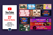 YouTube Branding Templates Bundle, a Social Media Template by Andrew Skoch Design (Thumbnail 4 of 11)