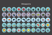 Gaming Weapons Icons Pack - Flat V2, a Duotone Icon by Jumbo Icons (Thumbnail 5 of 5)