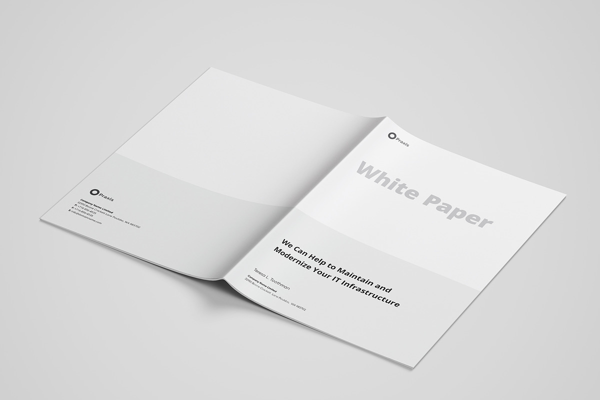 White Paper Template Word, a Brochure Template by azadcsstune (Photo 12 of 12)