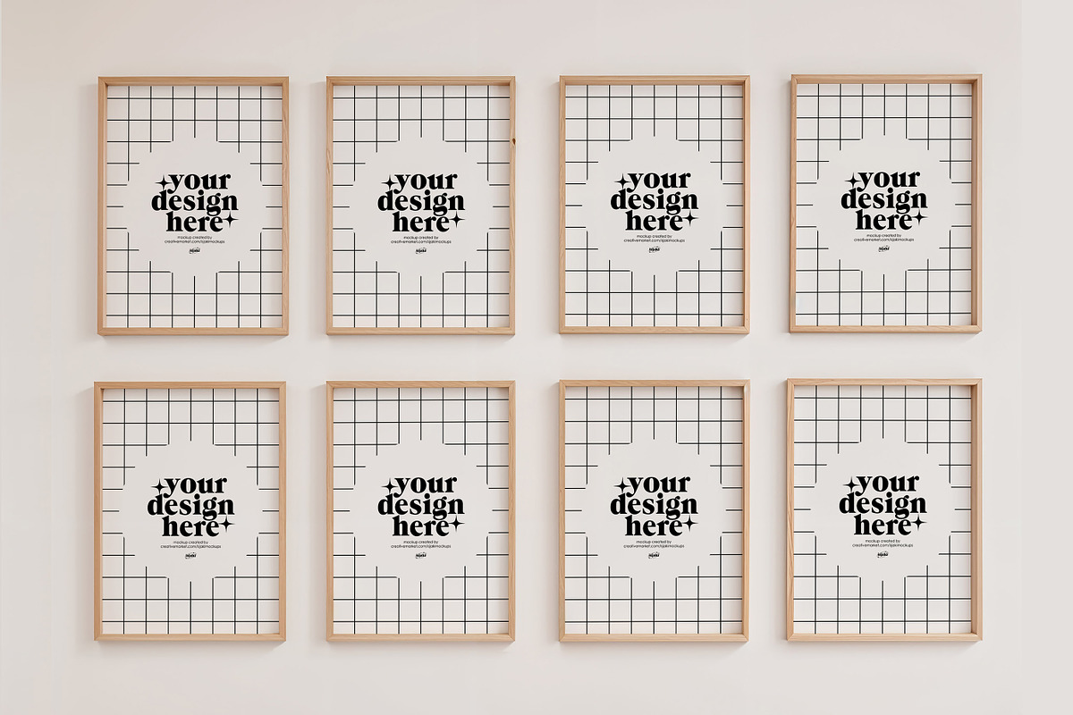 8 Frames Mockup Set | 5x7 Ratio, a Household Mockup by isjakimockups (Photo 2 of 7)