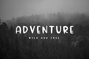 Adventure Font and Camping Pack, a Script Font by Nadezda (Thumbnail 1 of 11)