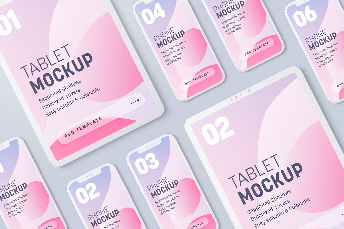Multi Device Clay Mockup Set, an iPhone Mockup by Deeplab (Photo 8 of 30)