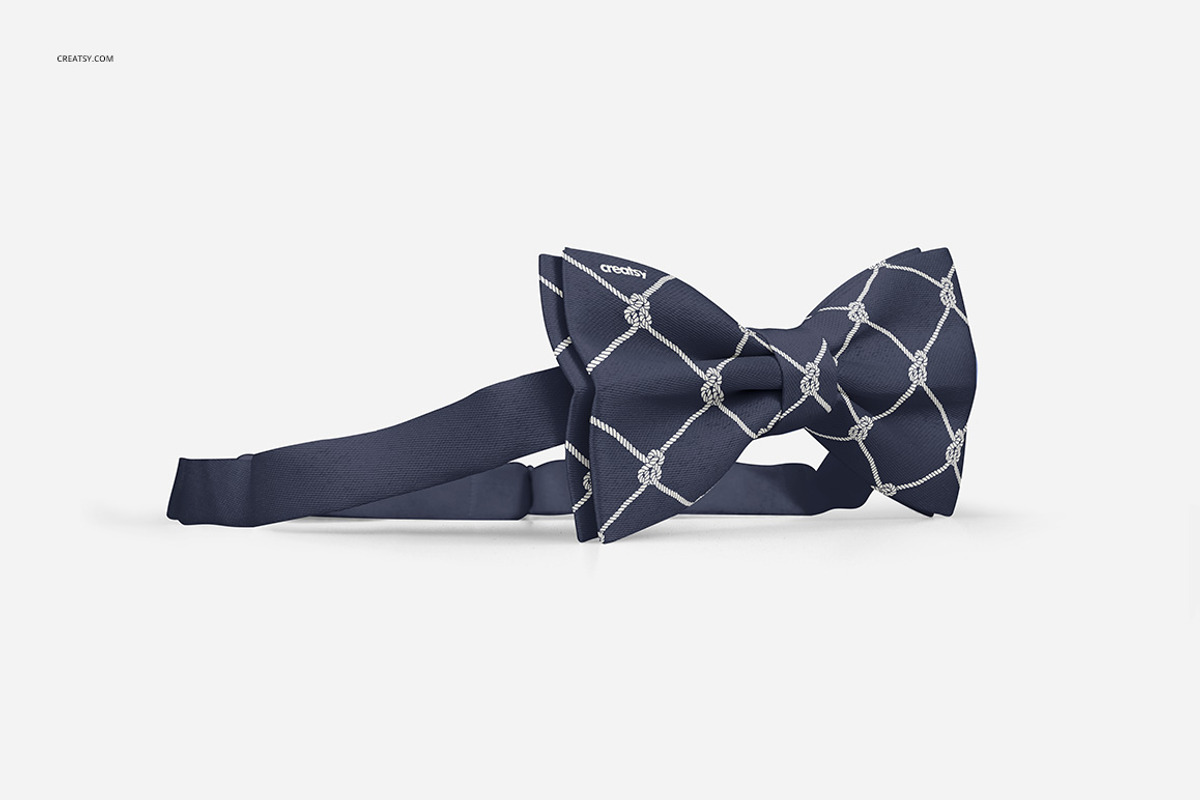 Bow Tie Mockup Set, a Shirt Mockup by creatsy4 (Photo 4 of 10)
