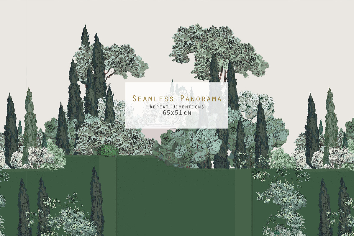 La Villa. Patterns and Panorama, a Pattern Graphic by Irina Dolgikh (Photo 6 of 14)